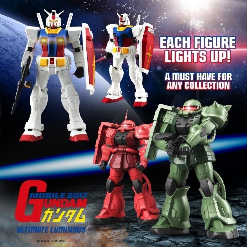 Mobile Suit Gundam Ultimate Luminous RX-78-2 Gundam Figure (With Beam Rifle)