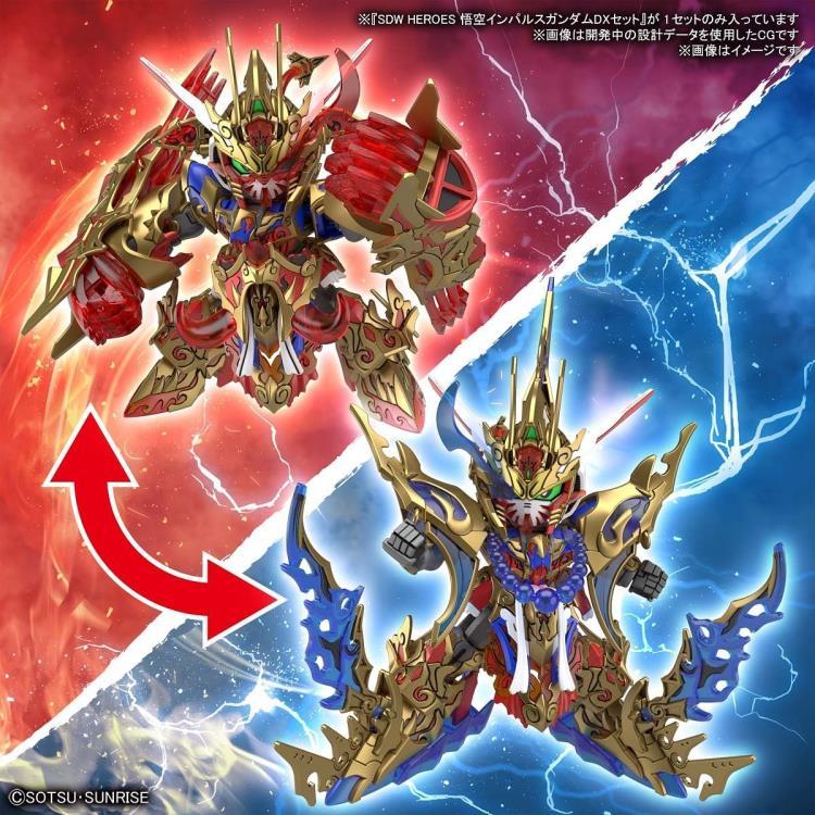 Gundam SDW Heroes Wukong Impulse Gundam DX Set