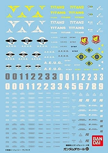 GD-22 Z Gundam MG Series Decal