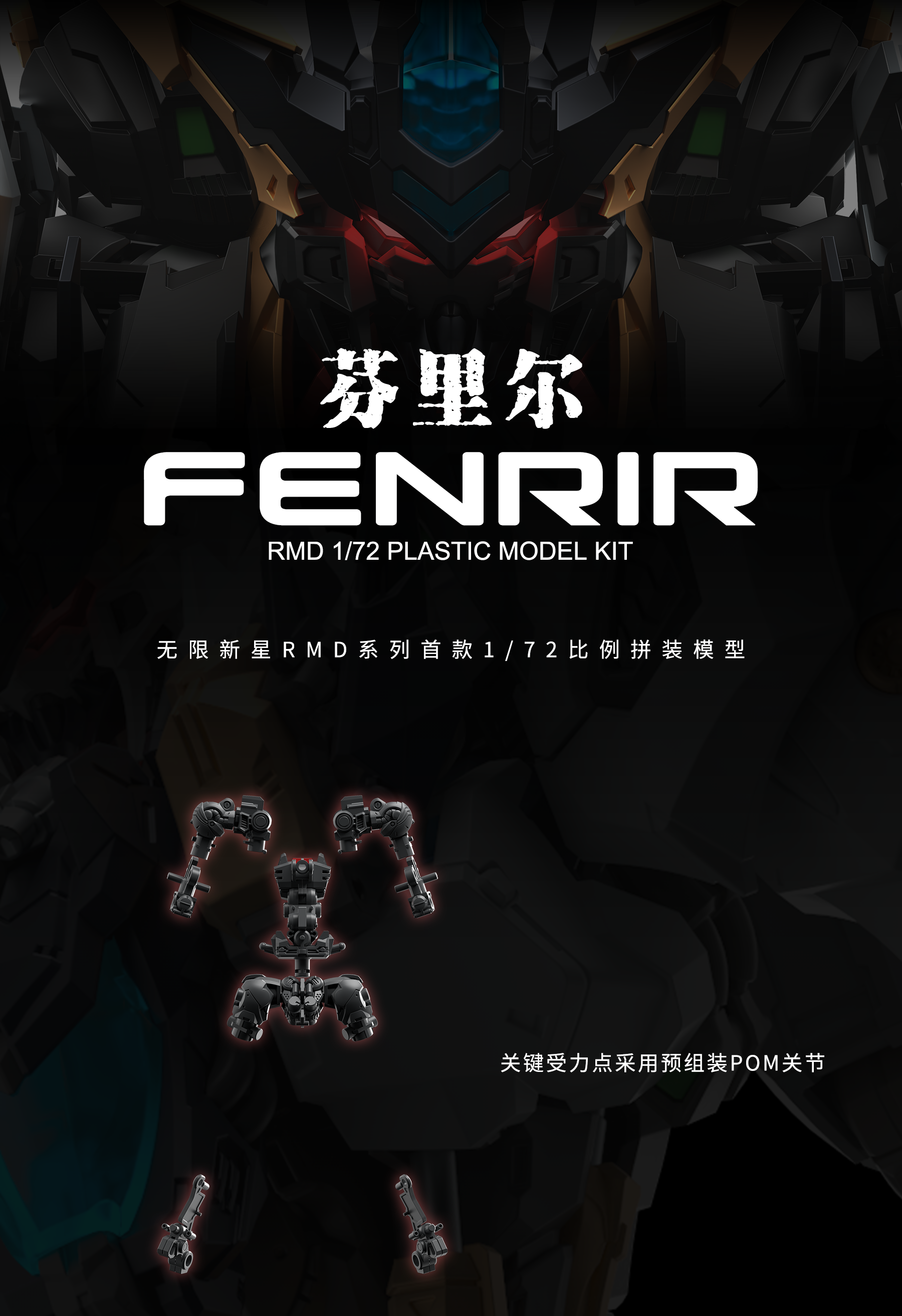 IN ERA 1/72 Infinity Nova RMD FENRIR Model Kit