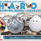 HAROPLA THE GUNDAM BASE LIMITED HARO [PAINTING MODEL] CLEAR & WHITE