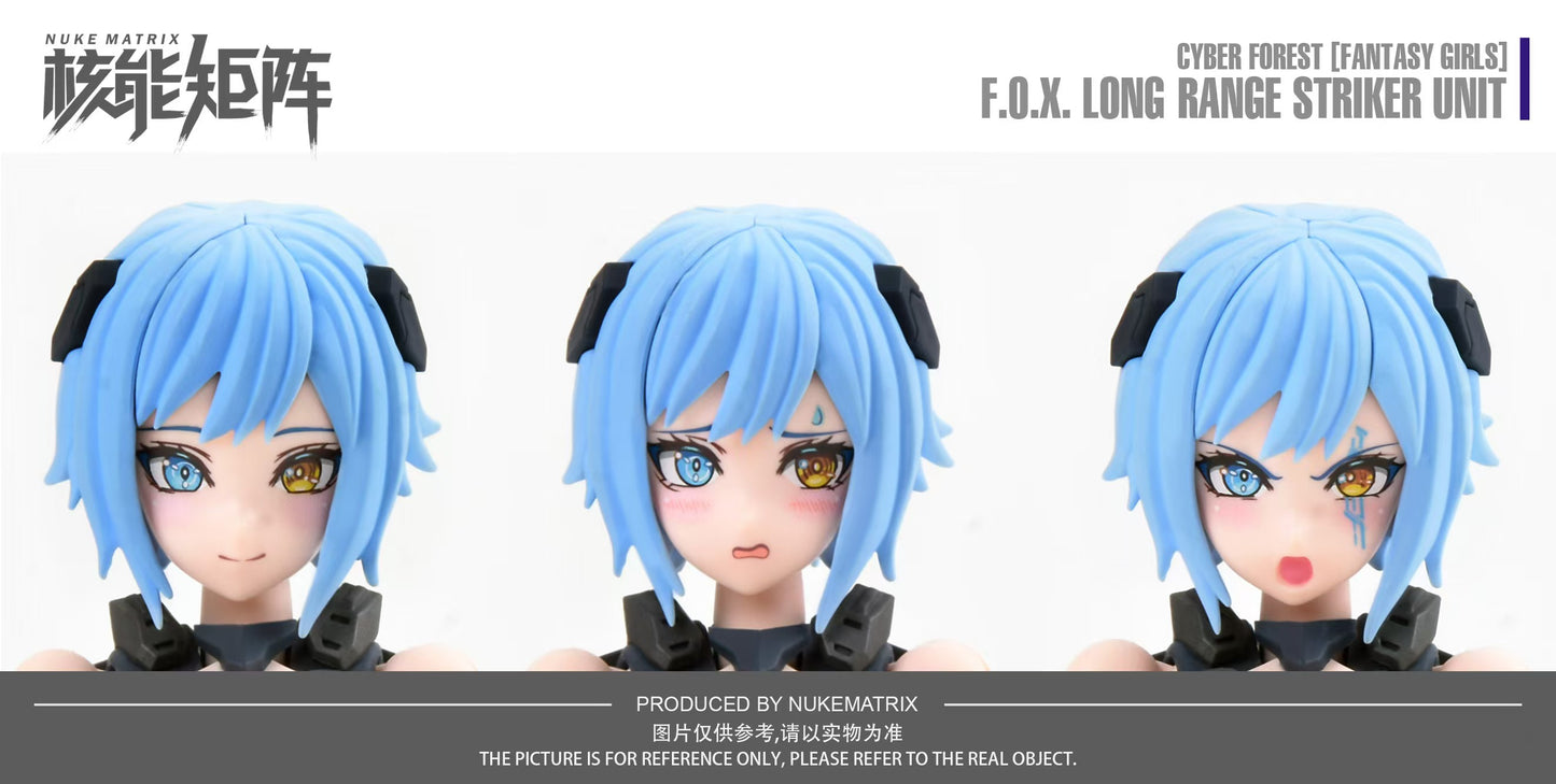 Nuke Matrix 1/12 F.O.X. Long-Range Striker Unit Vivienne Hayha Model Kit "Cyber Forest [Fantasy Girls]"
