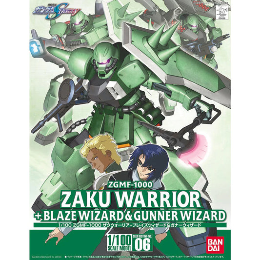 Mobile Suit Gundam SEED Destiny #6 1/100 Zaku Warrior + Blaze Wizard & Gunner Wizard