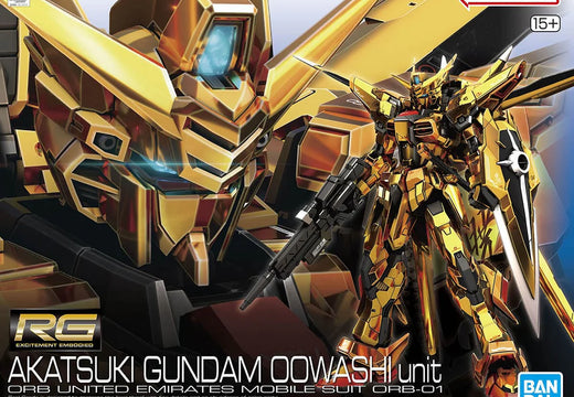 RG 1/144 #41 ORB-01 Akatsuki Gundam (Oowashi Unit)
