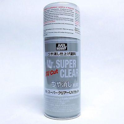 B523 Mr Hobby Super Clear UV Cut Matte (Flat) (170ml) Spray