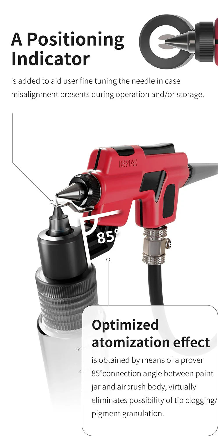 DSPIAE Wash-Free Airbrush STARTER SET
