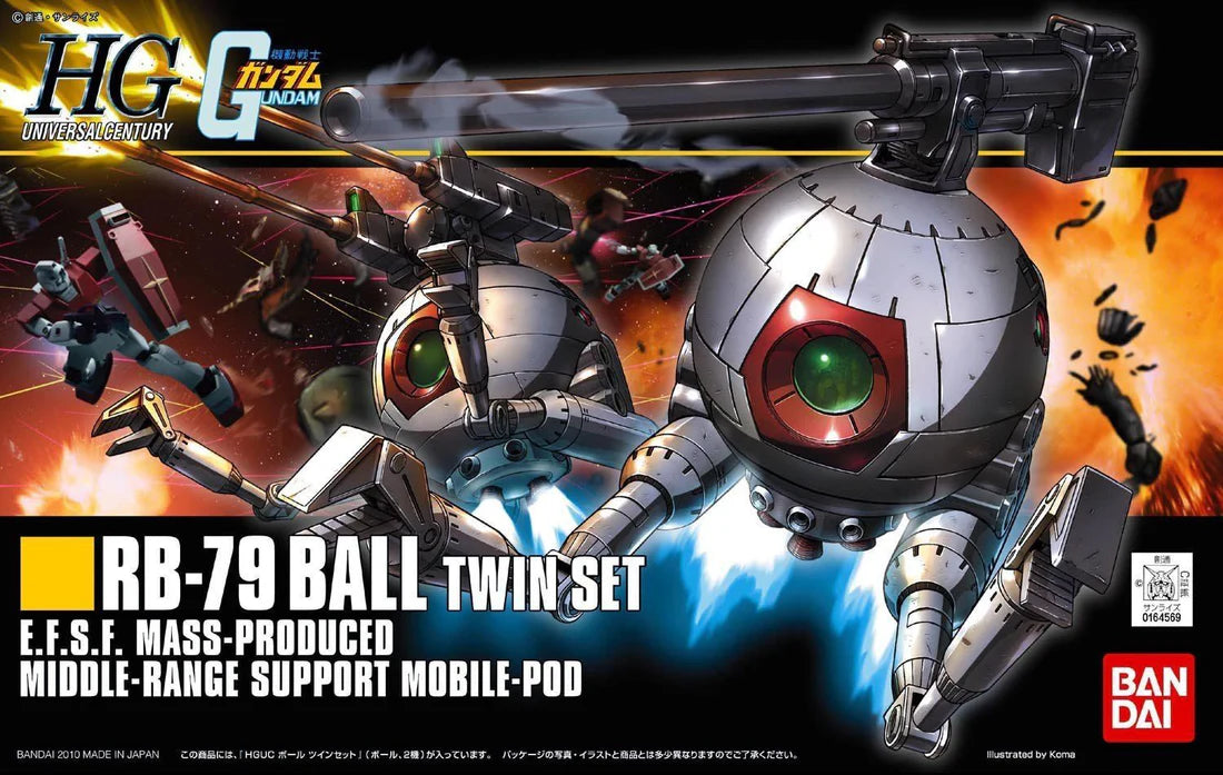 HGUC 1/144 #114 RB-79 Ball (Twin Set)