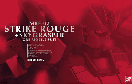 PG 1/60 MBF-02 Strike Rouge + FX-550 Skygrasper