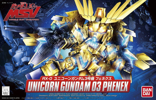 Gundam BB Senshi #394 Unicorn Gundam 03 Phenex Model Kit