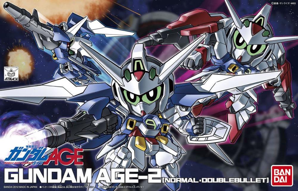 Gundam BB Senshi #371 SD Gundam AGE-2 (Normal Double Bullet) Model Kit