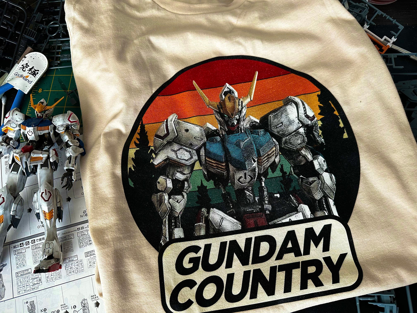 Gundam Barbatos "Vintage Sun" Tee