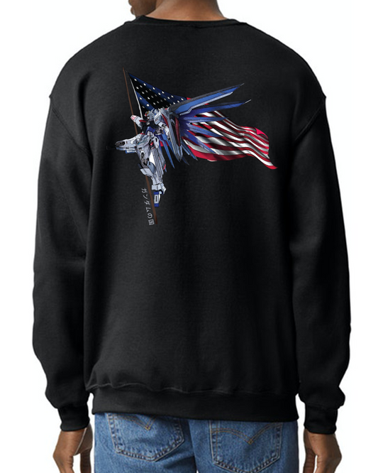 Gundam Country Freedom Pullover Sweatshirt
