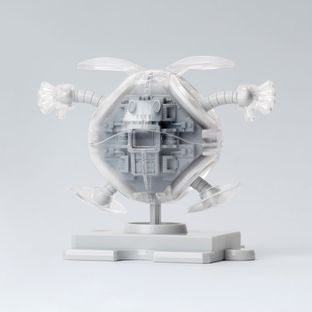 HAROPLA THE GUNDAM BASE LIMITED HARO [PAINTING MODEL] CLEAR & WHITE