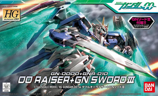 HG00 1/144 #54 00 Raiser (GN Sword III Ver.) Model Kit