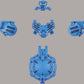 30 Minutes Missions #08 Special Forces (Portanova Light Blue) Armor Set