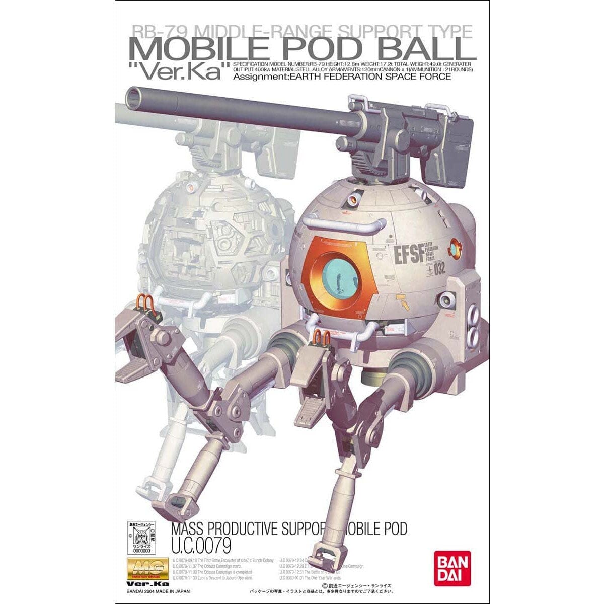 MG 1/100 Mobile Pod Ball (Ver. Ka)