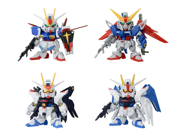Mobile Suit Gundam SEED SD Gundam BB Senshi C.E. Battles of Destiny Set of 4 Model Kits