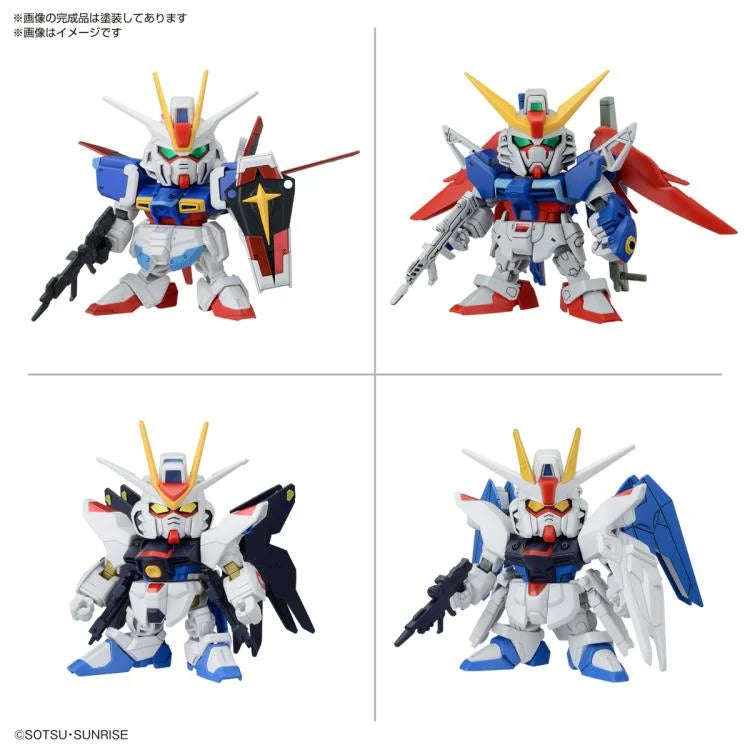 Mobile Suit Gundam SEED SD Gundam BB Senshi C.E. Battles of Destiny Set of 4 Model Kits