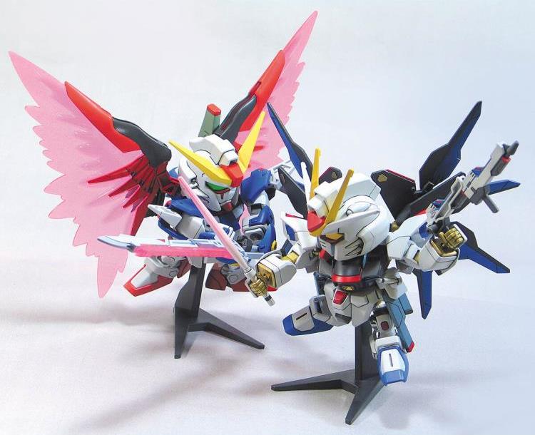 Mobile Suit Gundam SEED SD Gundam BB Senshi C.E. Battles of Destiny Set of 4 Model Kits
